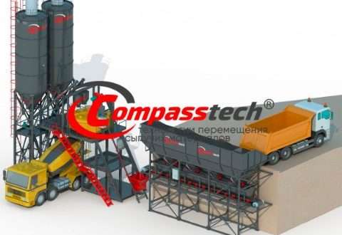 Создание современного бетонного завода компанией Compasstech