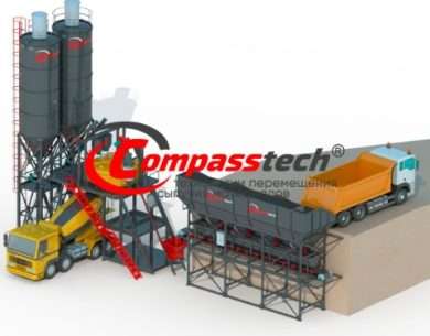 Создание современного бетонного завода компанией Compasstech