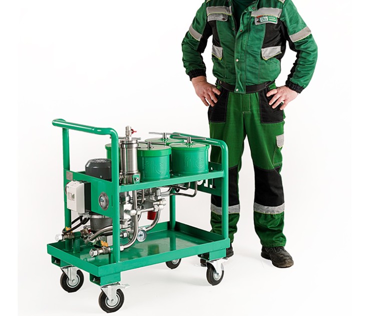 Станция фильтрации масла FTC OFU-435 для цеха с большим парком оборудования: как организовать ротацию и доливы